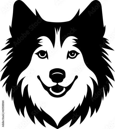 Fototapeta Naklejka Na Ścianę i Meble -  American Eskimo Dog icon