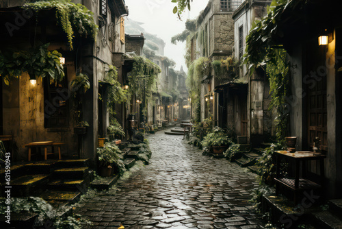 A vibrant shot of a traditional Balinese temple adorned with intricate carvings, colorful decorations, and offering baskets, reflecting the rich spiritual and artistic heritage of Bali, Indonesia | AC