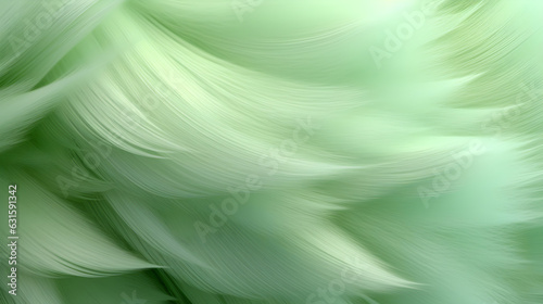 Soft feather wisp pastel green texture background