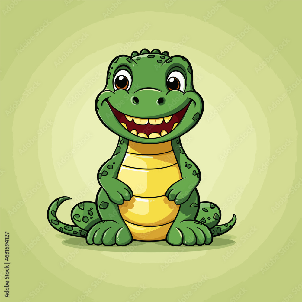 Alligator. Alligator hand-drawn comic illustration. Cute vector doodle style cartoon illustration. Alligator. Alligator hand-drawn comic illustration. Cute vector doodle style cartoon illustration.