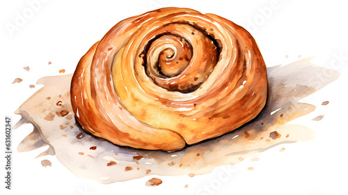 Heavenly Delight: Freshly Baked, Perfectly Spiraled Cinnamon Roll!
