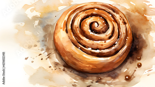 Heavenly Delight: Freshly Baked, Perfectly Spiraled Cinnamon Roll!