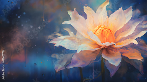 Timeless Beauty: Watercolor-Style Flower Blooming in Mesmerizing Time-Lapse!