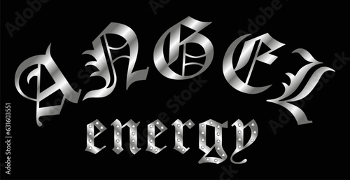 shiny slogan graphic for t shirt