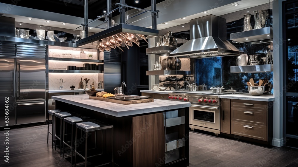 Amazing Interior Design of a Modern Kitchen Amazing Interior Design of a Modern Kitchen
