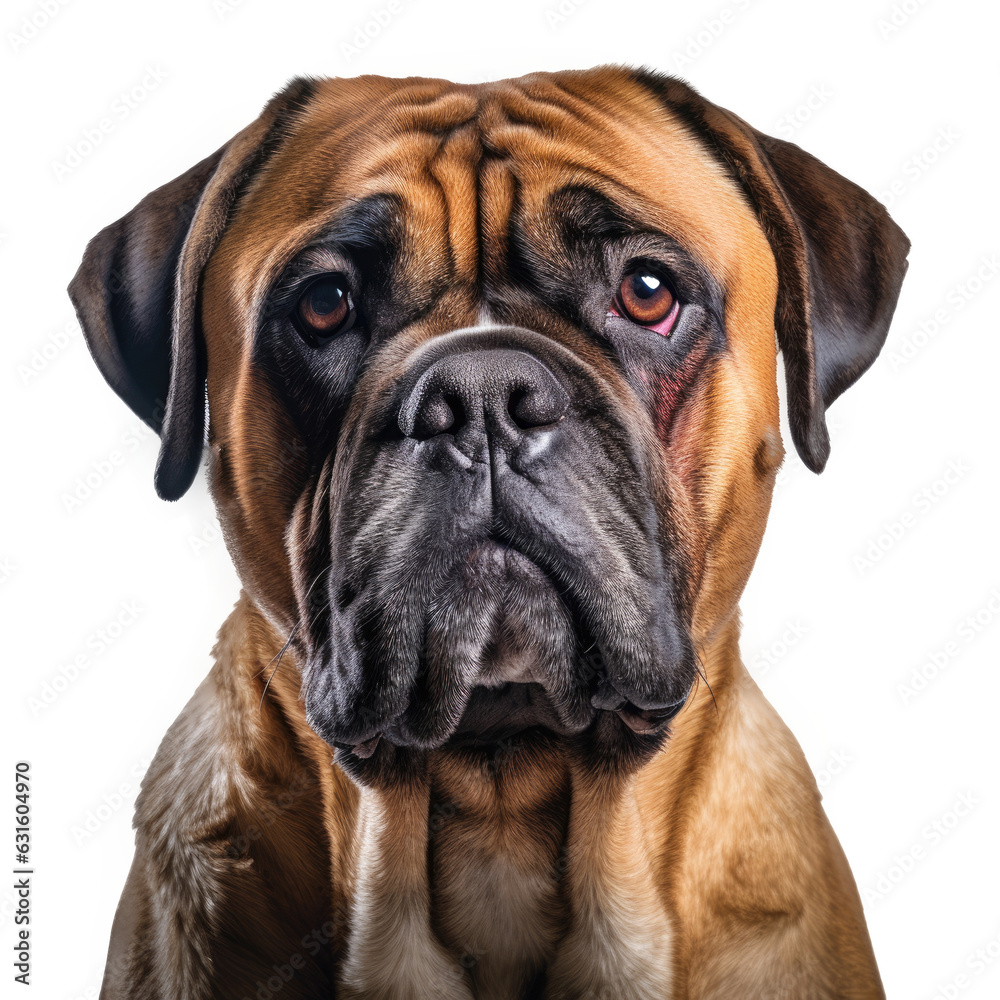 Bullmastiff , Isolated On Transparent, PNG, HD
