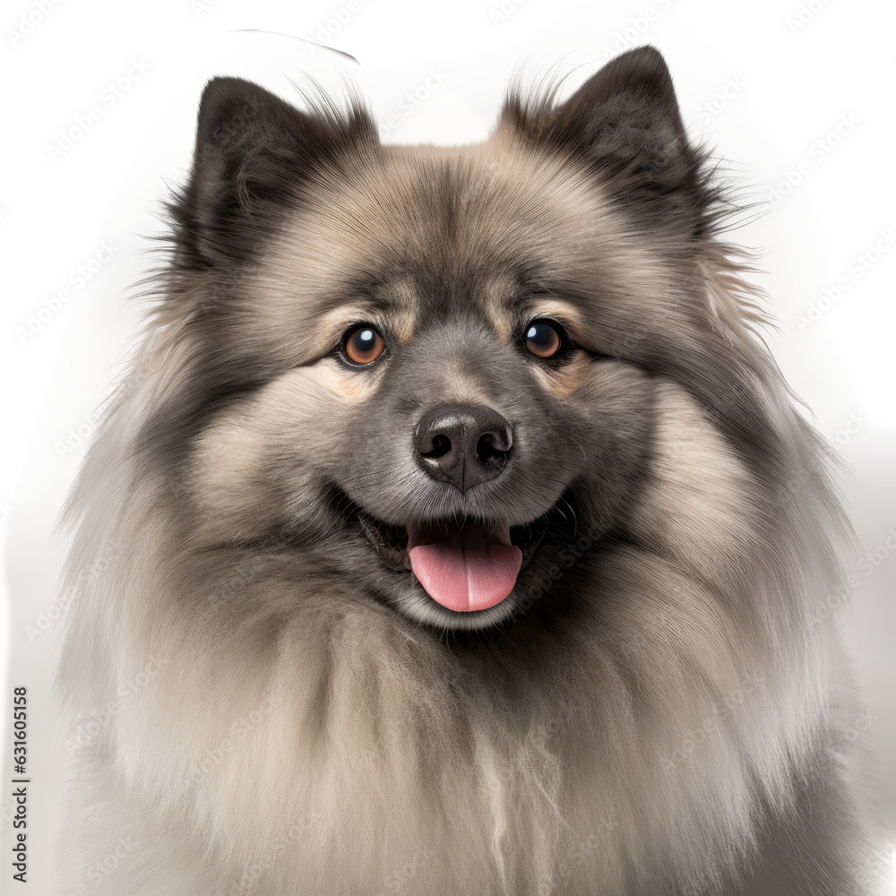 Obraz premium Keeshond , isolated on transparent, PNG, HD