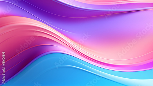 Abstract iridescent wave background. with copy space.