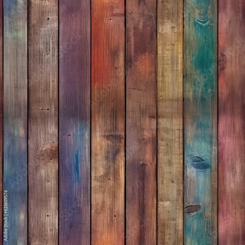 a seamless tileable texture of antique weathered wood grain texture generative AI