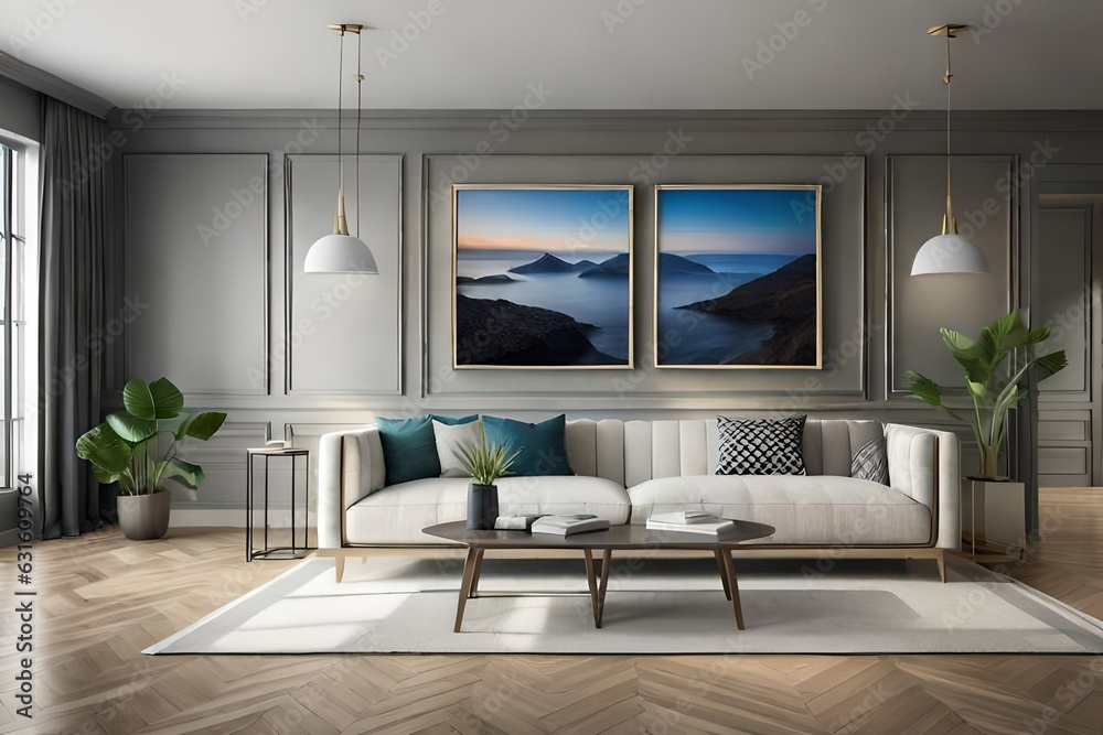 Fototapeta premium modern living room
