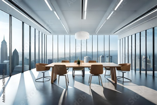 meeting room with chairs