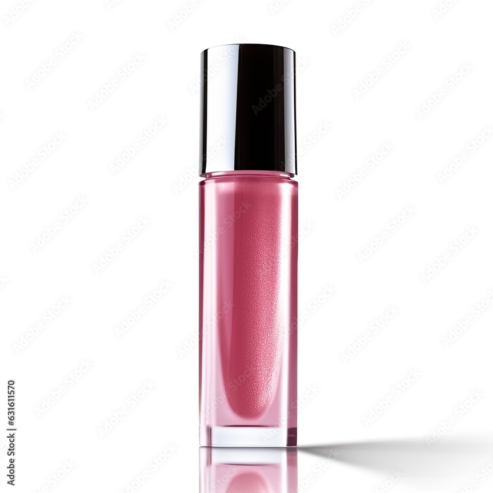 lip gloss isolated on white generative AI