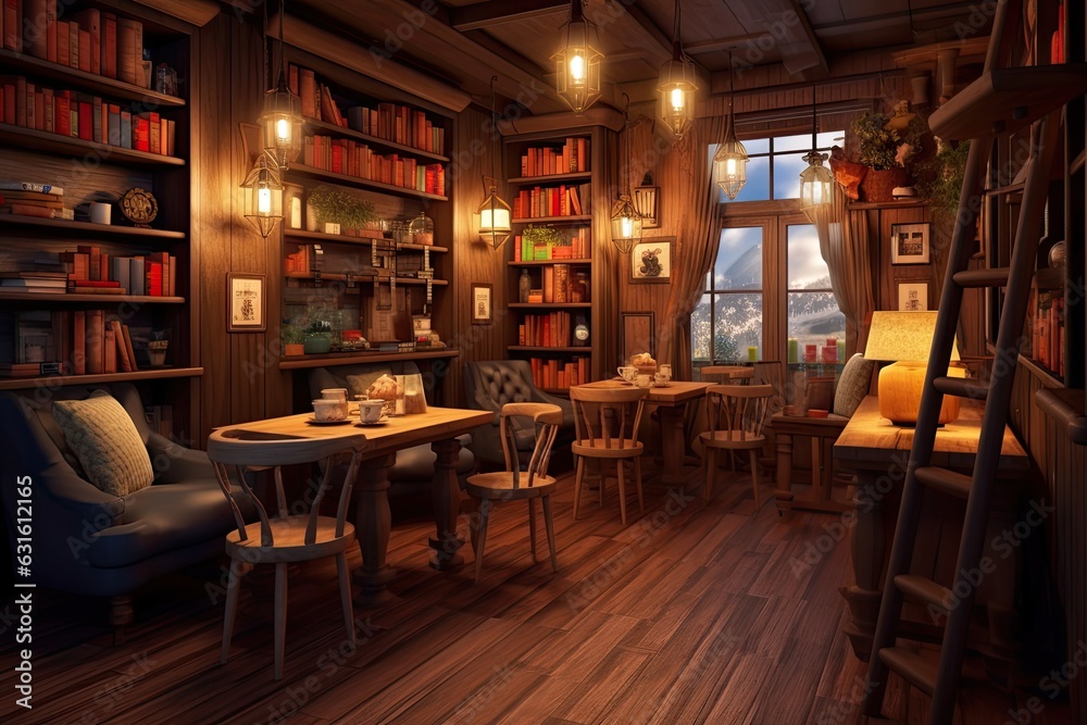 Cozy Coffee Shop: Aromatic Brews, Inviting Ambience, and Comfortable Seating, generative AI