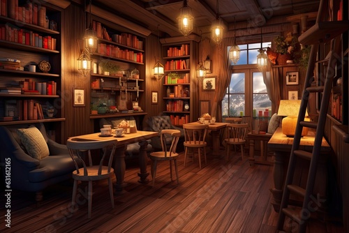 Cozy Coffee Shop: Aromatic Brews, Inviting Ambience, and Comfortable Seating, generative AI