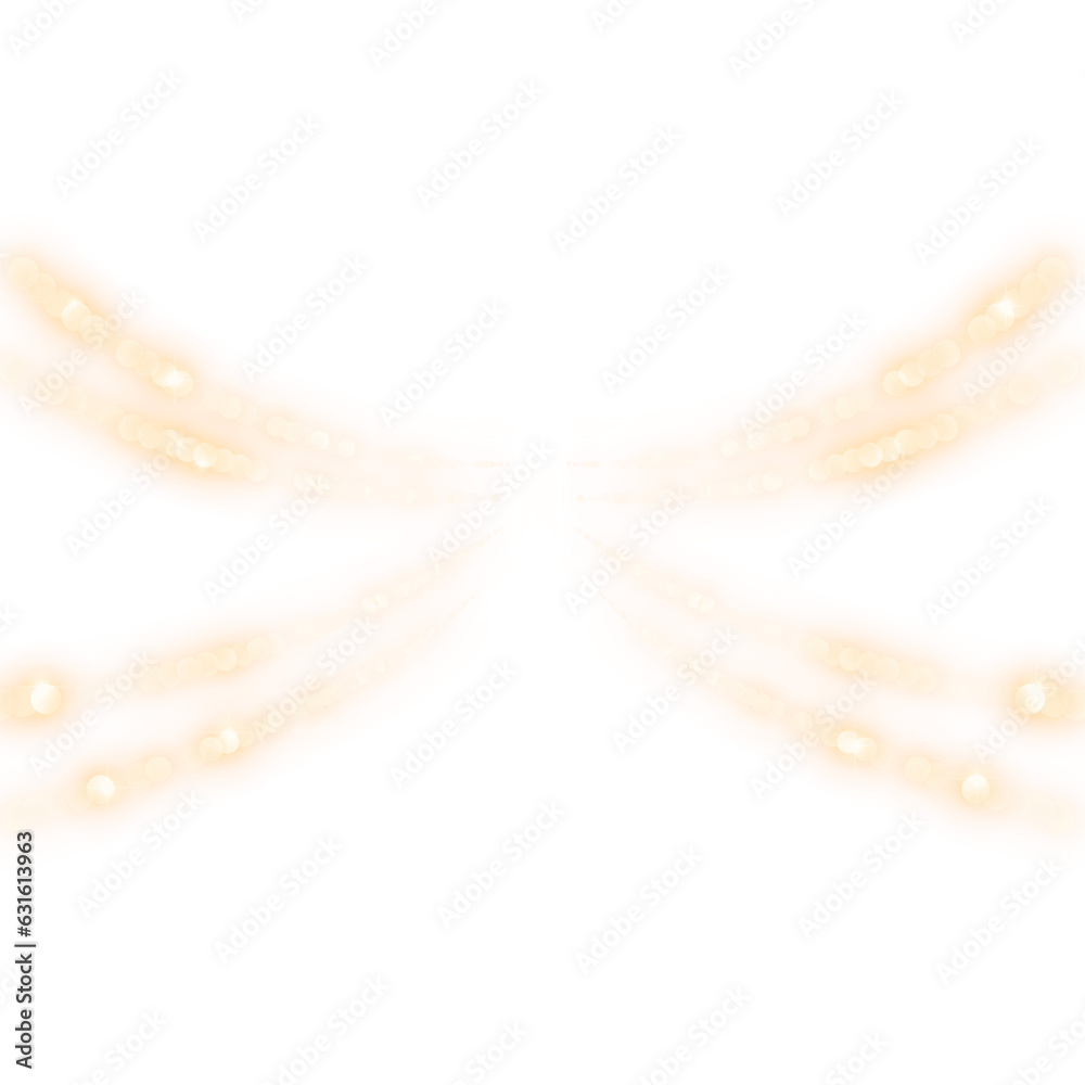 Fairy lights overlay, Christmas New Year lights, string lights, overlay, bokeh