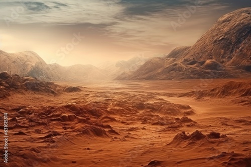 Extraterrestrial landscape texture background, alien and otherworldly terrain, cosmic and surreal surface