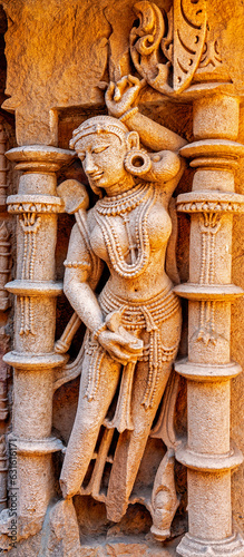 Obraz na płótnie Rani ki Vav, a remarkable architectural masterpiece situated in the state of Gujarat, India, holds a rich historical significance that leaves visitors awestruck. w salonie