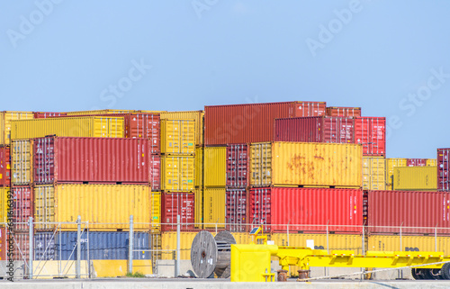 Shipping Containers on the Dock