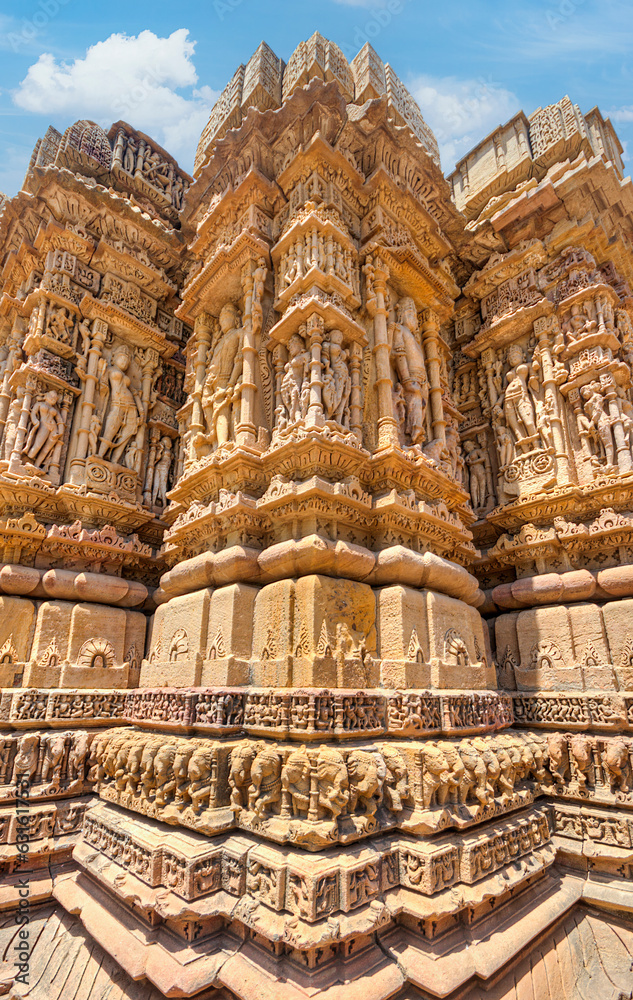 The Sun Temple at Modhera is an ancient Hindu temple located in the western state of Gujarat, India. Built in the 11th century during the reign of the Solanki dynasty, the temple was dedicated to Sun