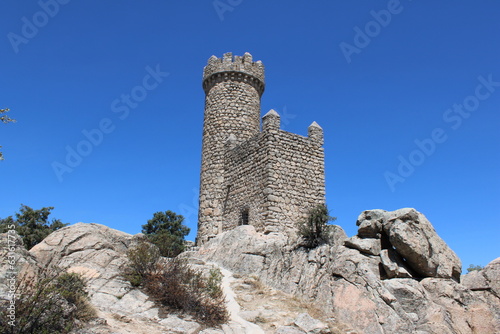 Castillo de Torrelodones, al lado de la Autopista A6, cerca de Madrid photo