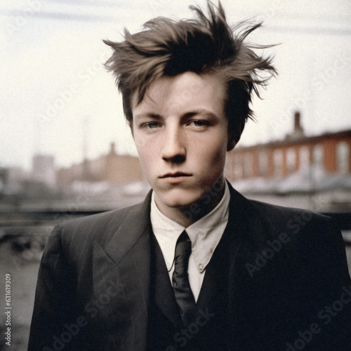 Generative AI Portrait: Arthur Rimbaud as a Modern Teen