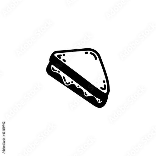 concept sandwich doodle vector illustration