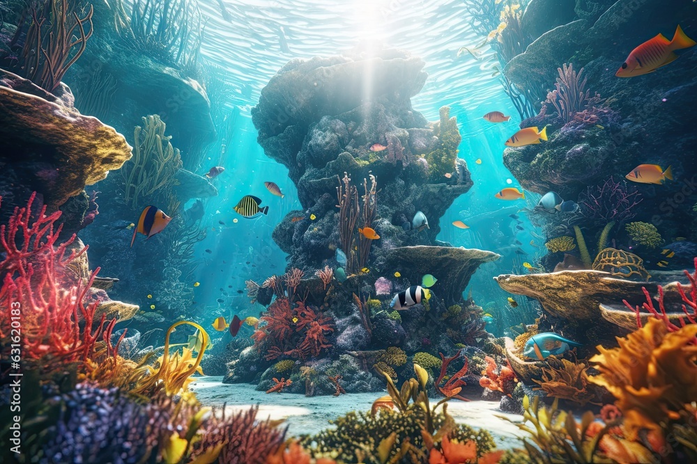 Discover the Enchanting Wonders of an Underwater Paradise: Vibrant