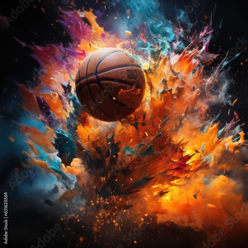 Experience the thrill of basketball from an extraordinary perspective © YouraPechkin