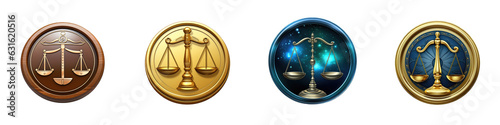 Libra clipart collection, vector, icons isolated on transparent background photo