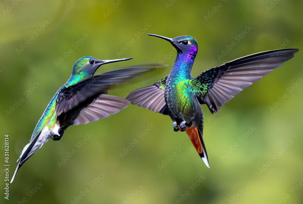 Obraz premium Kolibry