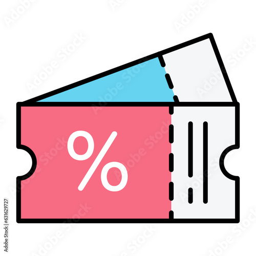 Tag Line Color Icon