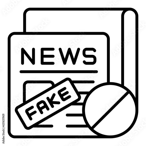 Fake News Icon