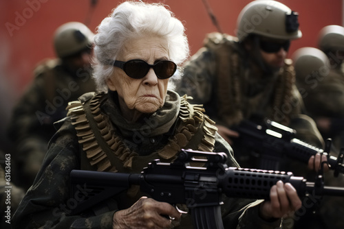 Grandma join the Army