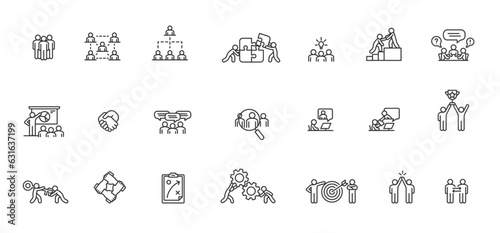 Teamwork icons