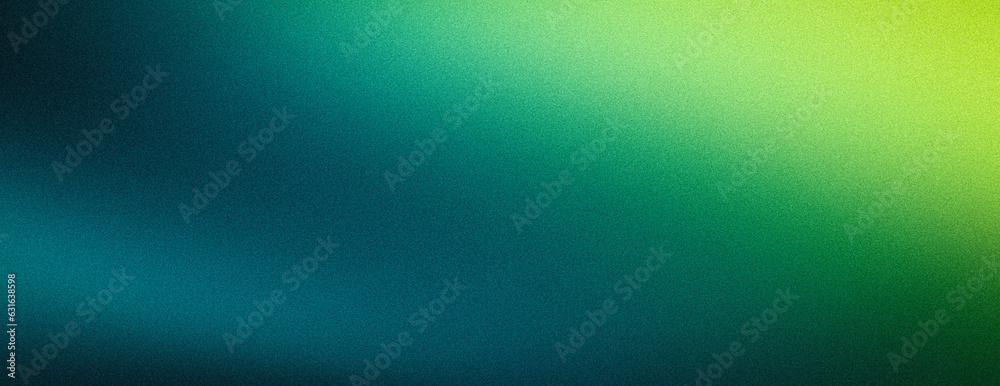 Grainy gradient background blue green grunge noise texture smooth blurred backdrop website header design