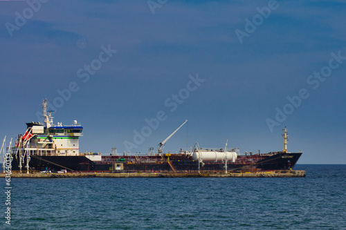 Cargo Ship at Shipping Port