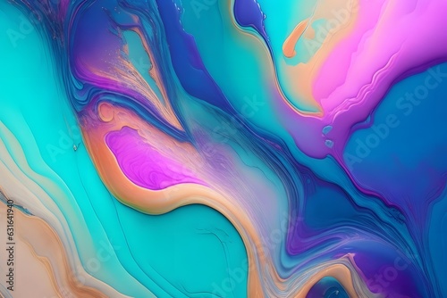 Iridescent Liquid Paint Background, Abstract Liquid Paint Background, Liquid Paint Background, Liquid Paint Wallpaper, Liquid Art, Marble Background, Ai Generative