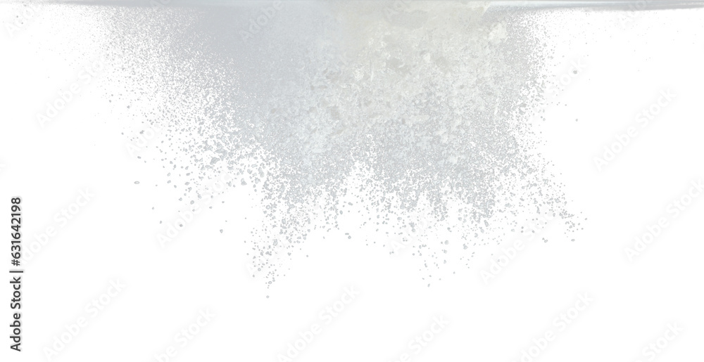 Fall Starch Tapioca starch flour fly explosion, White powder tapioca starch fall ...