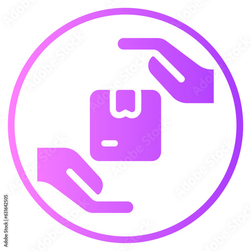 order fulfillment gradient icon