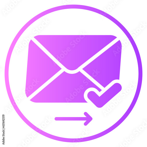 receive gradient icon