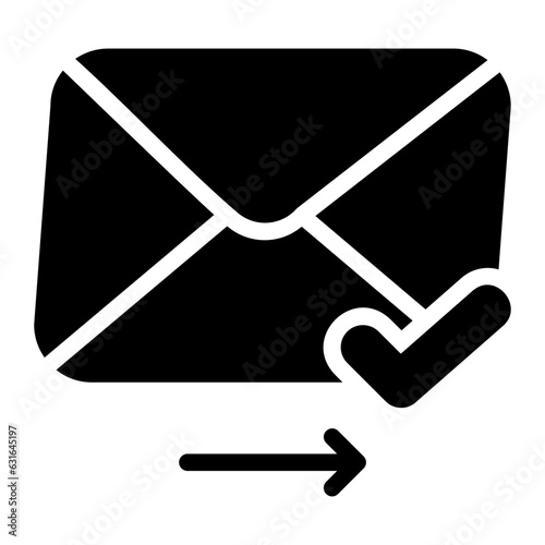 receive glyph icon