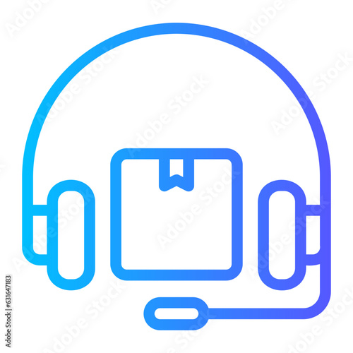 customer support gradient icon