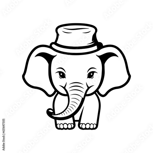 elephant vector illustration logo