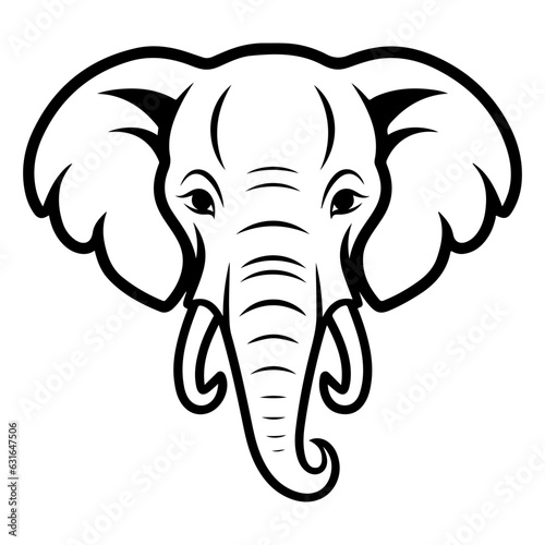 elephant vector illustration logo