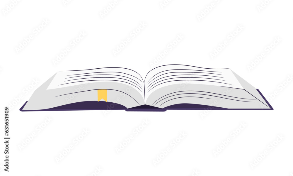 Vector open book isolated. Vector open book isolated.