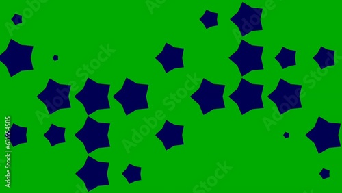 Stars animated Background - Chroma key