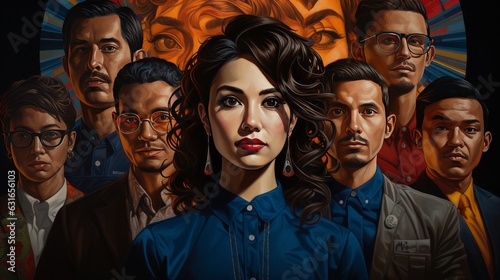 Dia de la raza October 12 Generative AI