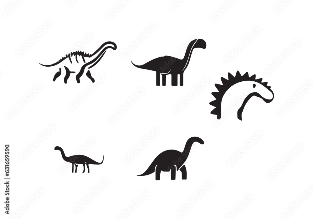 minimal Amargasaurus logo design illustration.eps minimal Amargasaurus logo design illustration.eps