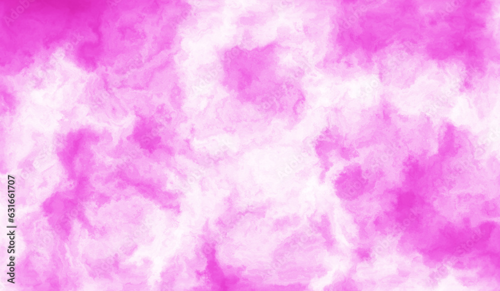 pink smoke clouds moving turbulent on a white background.