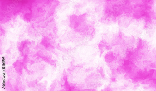 pink smoke clouds moving turbulent on a white background.
